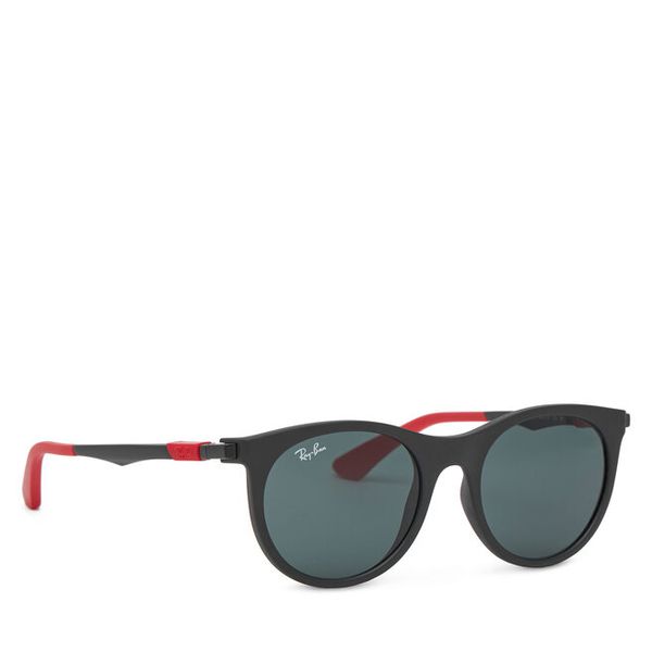 Okulary przeciwsłoneczne Ray-Ban. Czarne okulary przeciwsłoneczne dziecięce Ray-Ban. Za 449.99 zł.
