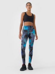 4F Legginsy treningowe z wysokim stanem damskie - multikolor XL. Legginsy damskie 4f, s, bez wzorów, z dzianiny. W wyprzedaży za 129.99 zł.