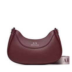 Torebka Armani Exchange. Czerwone listonoszki damskie Armani Exchange, bez wzorów, bez dodatków. Za 569.99 zł.