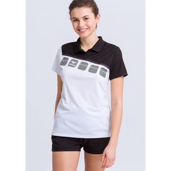 Damska koszulka polo Erima 5-C. Białe bluzki damskie Erima, l, bez wzorów, sportowe, bez kołnierzyka, bez ramiączek. Za 291.99 zł.