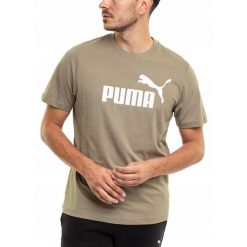 Koszulka Mężczyzna PUMA T-shirt Bluzka z Krótkim Rękawem Sportowa Wygodna S. Brązowe t-shirty męskie Puma, na lato, m, z bawełny, bez ramiączek. Za 75.00 zł.