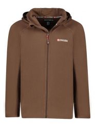 ANAPURNA Kurtka polarowa "Tugoodana" w kolorze brązowym rozmiar: L. Brązowe kurtki męskie ANAPURNA, l, bez wzorów, z polaru, bez kaptura. Za 79.77 zł.