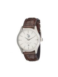 U.S. Polo Assn. Zegarek Yale USP7369WH Brązowy. Brązowe, analogowe zegarki męskie U.S. Polo Assn. Za 529.99 zł.