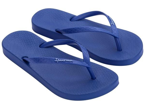 Klapki japonki damskie Ipanema Anat Colors Fem. Niebieskie klapki damskie Ipanema, bez wzorów, z materiału, bez obcasa. Za 84.39 zł.