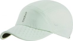 Czapka z daszkiem do biegania ODLO Performance Pro. Zielone czapki męskie Odlo, bez wzorów, z elastanu. Za 189.99 zł.