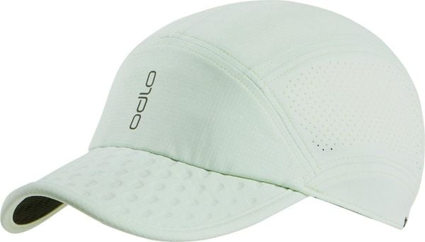Czapka z daszkiem do biegania ODLO Performance Pro. Zielone czapki męskie Odlo, bez wzorów, z elastanu. Za 189.99 zł.