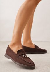 Brązowe Mokasyny z Imitacji Zamszu z Ozdobną Aplikacją Tasseli. Brązowe mokasyny damskie Born2be. Za 89.99 zł.
