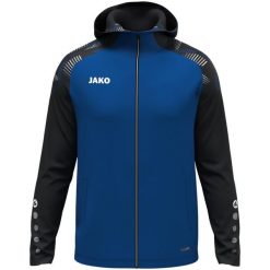 Kurtka z kapturem Jako Sonic. Czarne kurtki treningowe męskie Jako, l, bez wzorów, z materiału, do biegania. Za 280.70 zł.