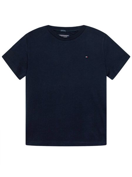 Tommy Hilfiger T-Shirt KB0KB04140 S Granatowy Regular Fit. Niebieskie t-shirty chłopięce Tommy Hilfiger, bez wzorów, z bawełny, bez ramiączek. Za 59.99 zł.