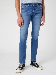 Wrangler Dżinsy "Bryson" - Slim fit - w kolorze niebieskim rozmiar: W31/L34. Niebieskie jeansy męskie Wrangler. Za 173.99 zł.