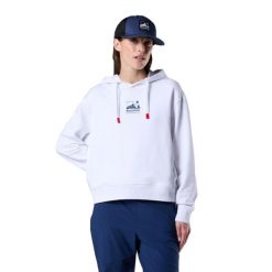 Bluza damska z kapturem Rossignol Waterfall. Białe bluzy z kapturem damskie Rossignol, s, z bawełny. Za 391.00 zł.