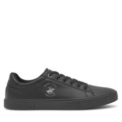 Tenisówki Beverly Hills Polo Club. Czarne trampki i tenisówki męskie Beverly Hills Polo Club, bez wzorów, bez zapięcia. Za 159.99 zł.