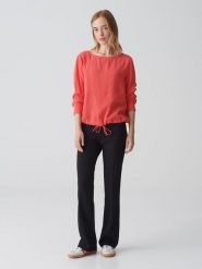 OPUS Bluzka "Forti" w kolorze czerwonym rozmiar: 44. Czerwone bluzki damskie Opus, bez wzorów, bez kołnierzyka, bez ramiączek. Za 130.99 zł.