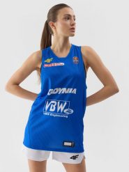 4F Tank top replika wyjazdowy z sezonu 2023/24 damski 4F x VBW Arka Gdynia - multikolor XL. Topy damskie 4f, xl, bez wzorów, z dzianiny, bez kołnierzyka. W wyprzedaży za 79.99 zł.
