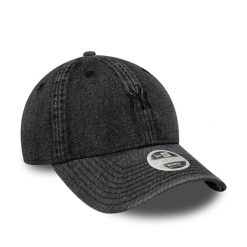 Czapka z daszkiem New Era femme New York Yankees 9Twenty. Czarne czapki z daszkiem damskie New Era, bez wzorów, z bawełny. Za 168.75 zł.