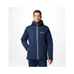 Kurtka narciarska męska Columbia Iceberg Point II Jacket z kapturem. Niebieskie kurtki męskie Columbia, l, bez wzorów, z kapturem, narciarskie. Za 479.99 zł.