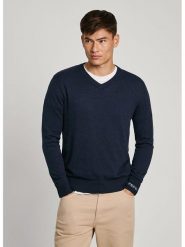 Pepe Jeans Sweter "New Andre" w kolorze granatowym rozmiar: S. Niebieskie swetry męskie Pepe Jeans, s, bez wzorów, z bawełny, bez kołnierzyka. Za 131.74 zł.