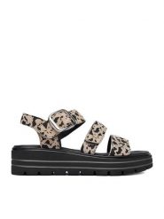 Remonte Sandały CEO-D3N50-60 Beżowy. Brązowe sandały damskie Remonte, bez wzorów, ze skóry, bez obcasa, na płaskiej podeszwie. Za 369.99 zł.