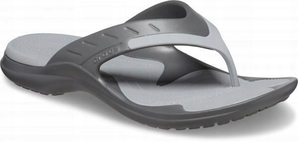 Japonki Dla Dorosłych Crocs Modi Sport Flip. Niebieskie klapki damskie Crocs, bez wzorów, z materiału, bez obcasa. Za 139.99 zł.