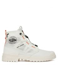 Palladium Trapery Sp20 Travel Hi 74476-116-M Biały. Białe buty zimowe męskie Palladium, z materiału, bez zapięcia. Za 289.99 zł.
