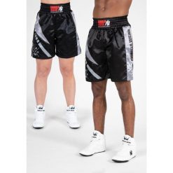 Hornell Boxing Szorty - Czarny/Szary. Szare spodenki sportowe damskie GORILLA WEAR, bez wzorów, sportowe. Za 191.00 zł.