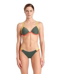 Strój kąpielowy damski dwuczęściowy bikini basen plaża Arena Pro File. Zielone bikini damskie Arena, bez wzorów. Za 121.98 zł.