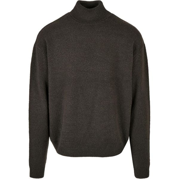 Sweter Męski Z Okrągłym Dekoltem. Brązowe swetry męskie Urban Classics, m, bez wzorów, bez kołnierzyka. Za 139.99 zł.