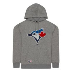 Bluza z kapturem Blue Jays Nos MLB Regular. Szare bluzy z kapturem męskie New Era, m. Za 252.95 zł.