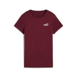 Koszulka damska Puma Small No. 1. Czerwone t-shirty damskie Puma, bez wzorów, bez kołnierzyka. Za 170.50 zł.