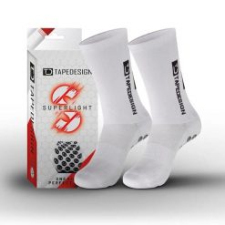 Skarpetki Tape Design Allround Superlight. Czarne skarpetki damskie TAPEDESIGN, z aplikacjami, z bawełny. Za 112.50 zł.