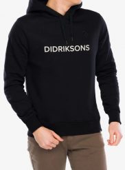 Bluza z kapturem Didriksons Ven Hoodie Didriksons. Czarne bluzy z kapturem męskie Didriksons, s, z bawełny. Za 389.40 zł.