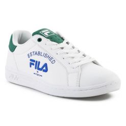 Buty Fila Crosscourt 2 Nt Logo M FFM0195-53137 białe. Białe buty sportowe na co dzień męskie z gumy, bez zapięcia. Za 394.65 zł.