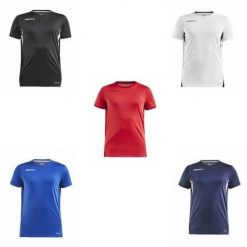 Koszulka treningowa męska Craft Pro Control Impact. Niebieskie t-shirty sportowe męskie Craft, m, bez ramiączek, do piłki nożnej. Za 182.00 zł.