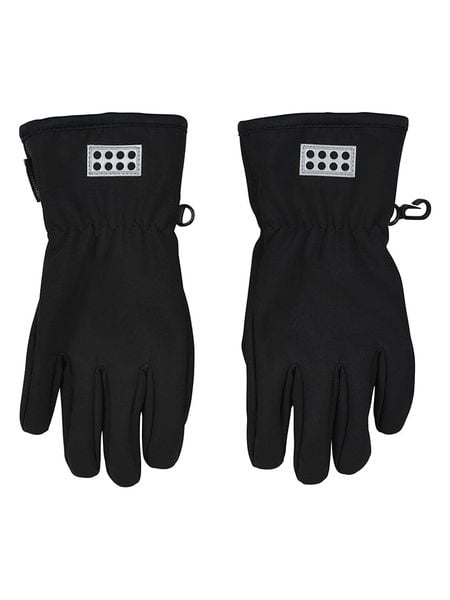 LEGO wear Rękawiczki funkcyje "Atlin" w kolorze czarnym rozmiar: 122/128. Czarne rękawiczki dziecięce LEGO WEAR, bez ramiączek. Za 115.82 zł.