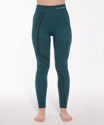 Spodnie damskie z wełną merino Brubeck THERMO WOOL by Pustelnik. Czerwone bielizna termoaktywna damska Brubeck, xl, bez wzorów, z dzianiny. Za 183.49 zł.