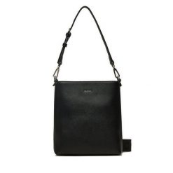 Torebka Calvin Klein. Czarne torebki klasyczne damskie CALVIN KLEIN, bez wzorów, bez dodatków. Za 299.99 zł.