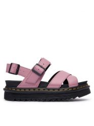Dr. Martens Sandały Voss II DM31558650 Różowy. Czerwone sandały damskie Dr. Martens, bez wzorów, ze skóry, bez obcasa, na płaskiej podeszwie. Za 487.99 zł.