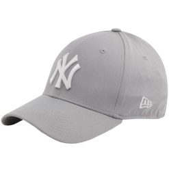 Czapka z daszkiem męska 39THIRTY League Essential New York Yankees MLB Cap. Szare czapki męskie New Era, bez wzorów, z bawełny. Za 129.99 zł.