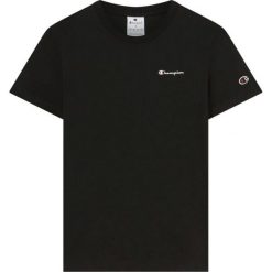 T-shirt Damski. Czarne t-shirty damskie CHAMPION, bez wzorów, bez kołnierzyka. Za 131.99 zł.