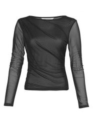 MOSS COPENHAGEN Bluzka w kolorze czarnym rozmiar: XS/S. Czarne bluzki damskie MOSS COPENHAGEN, s, bez wzorów, bez kołnierzyka, bez ramiączek. Za 69.91 zł.