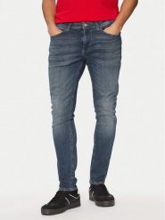 Tommy Jeans Jeansy Austin DM0DM20553 Niebieski Slim Fit. Niebieskie jeansy męskie Tommy Jeans. Za 309.99 zł.