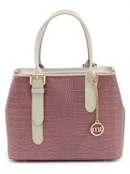 Mia Tomazzi Skórzana torebka w kolorze jasnoróżowo-beżowym - 41 x 24 x 11 cm rozmiar: onesize. Brązowe torebki klasyczne damskie Mia Tomazzi, bez wzorów, z materiału, bez dodatków. Za 347.99 zł.