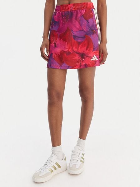 Adidas Spódnica mini Farm Rio KS8060 Różowy Regular Fit. Czerwone spódniczki damskie Adidas, s, bez wzorów, z bawełny, mini. Za 299.99 zł.