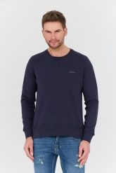 AERONAUTICA MILITARE Granatowa bluza Felpa Girocollo. Niebieskie bluzy bez kaptura męskie AERONAUTICA MILITARE, l. W wyprzedaży za 309.99 zł.