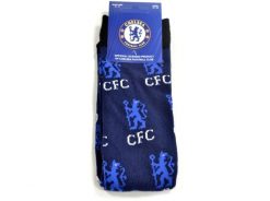 Skarpety Chelsea FC Londyn - licencjonowane. Niebieskie skarpetki męskie CHELSEA, bez wzorów, z bawełny. Za 53.99 zł.