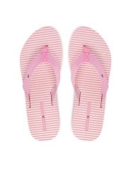 Tommy Hilfiger Japonki Th Ithaca Stripe Summer Sandal FW0FW09192 Różowy. Czerwone klapki damskie Tommy Hilfiger, bez wzorów, z materiału, bez obcasa. Za 169.99 zł.