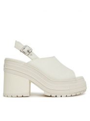 Converse Sandały Chuck 70 De Luxe Heel Sandal Platform A13796C Écru. Sandały damskie Converse, bez wzorów, z materiału, bez obcasa, na słupku. Za 329.99 zł.