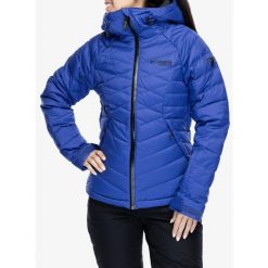 Kurtka puchowa damska Columbia Roaring Fork II Down Jacket. Niebieskie kurtki damskie Columbia, bez wzorów, z puchu, bez kaptura, narciarskie. Za 880.99 zł.