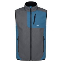 Kamizelka męska LOAP Urkel granatowa, S. Niebieskie kamizelki męskie ZONE PERFECT, m, z softshellu. Za 235.99 zł.