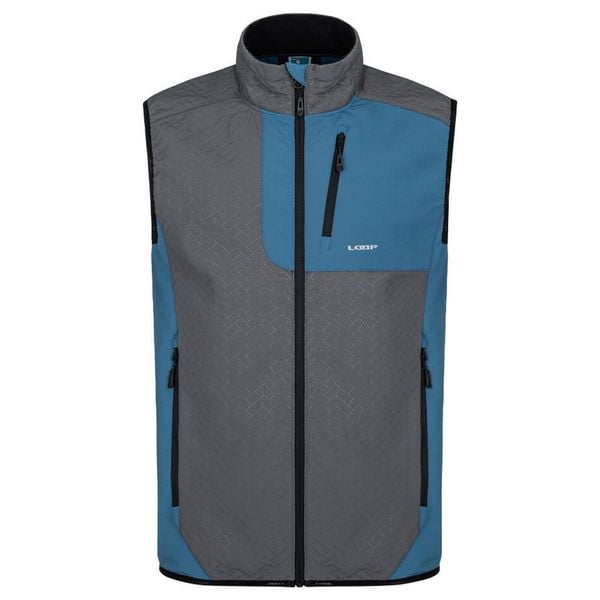 Kamizelka męska LOAP Urkel granatowa, S. Niebieskie kamizelki męskie ZONE PERFECT, m, z softshellu. Za 235.99 zł.